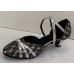 ROSE SILVER SPARKLE - 1.5 LOW HEEL