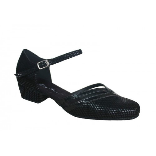 HAILEY BLACK SNAKE Kerrie Dee Dance Shoes