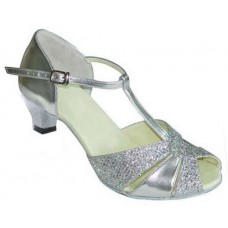 LILLIAN SILVER 1.5 LOW HEEL