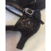 MAMBO BLACK SPARKLE - 2.5 INCH HEEL