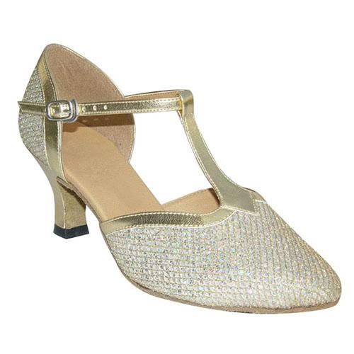 RENATA GOLD 2.5 INCH HEEL Kerrie Dee Dance Shoes