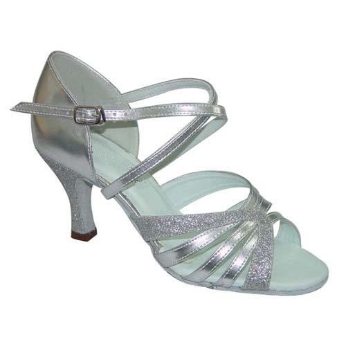 TATIANA SILVER 1.5 INCH LOW HEEL - Kerrie Dee Dance Shoes